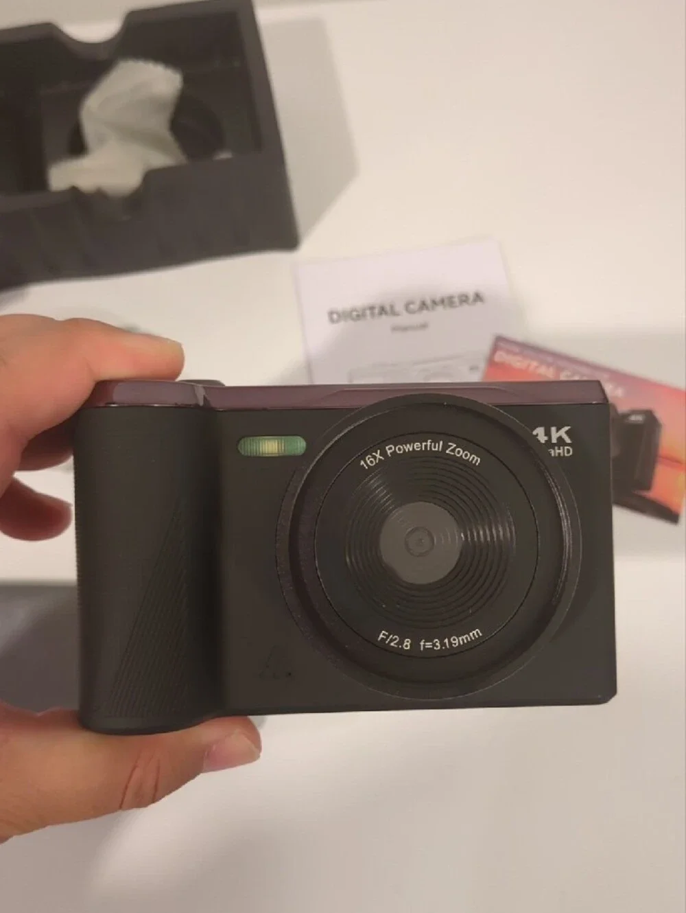 4K Digital Camera – Black Kids Toy Camera
